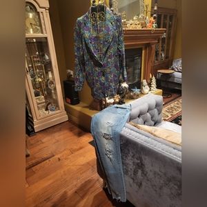 Spring Blazer, Rampage. with Denizen distressed Levi's Size 9
